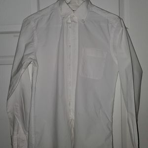 LIKE NEW Uniqle White Button Down Shirt XS